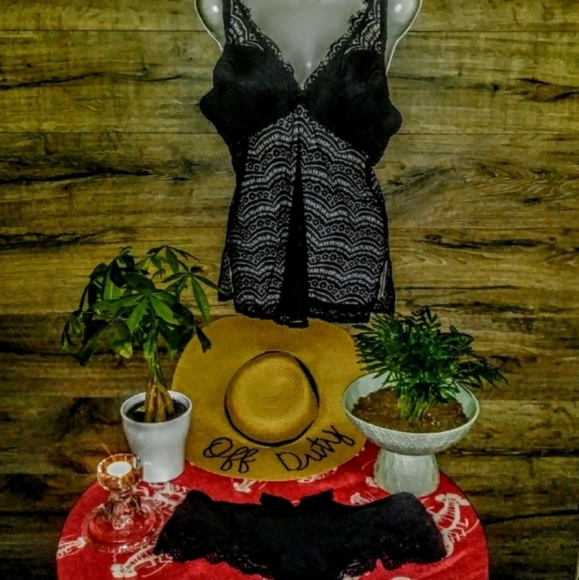 Smart & Sexy Tankini Size 38C Swim Skirt Size M - Picture 5 of 13